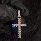 Cross Diamond Pendant For Unisex