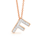 Diamond Single Letter Pendant