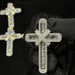 Jesus Cross Baguette vvs Diamond Pendant Unisex