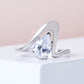 Enthralling Beauty Pear Cut Solitaire Diamond Ring