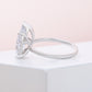 Gold Modern Design Marquise and Pear Toi Et Moi Diamond Ring