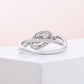 Forever Dual Round Stone Fashion Diamond Ring