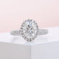 Stunning Vintage Oval Cut Diamond Ring