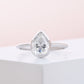 Premium Pear Cut Bezel Setting Solitaire Diamond Ring