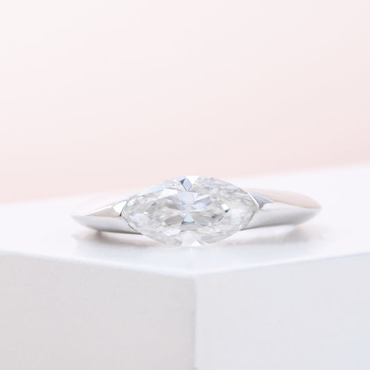 East to West Marquise Diamond Ring  No reviews