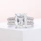 Vintage Style Emerald Cut Diamond Ring