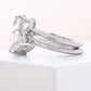 Two Pear Cut Separated Band Toi Et Moi Diamond Ring