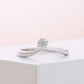 Chic 14K Gold Moissanite Band