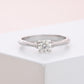 Luxe 14K Gold Moissanite Wedding Band