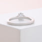 Brilliant Cut Moissanite 14K Gold Ring