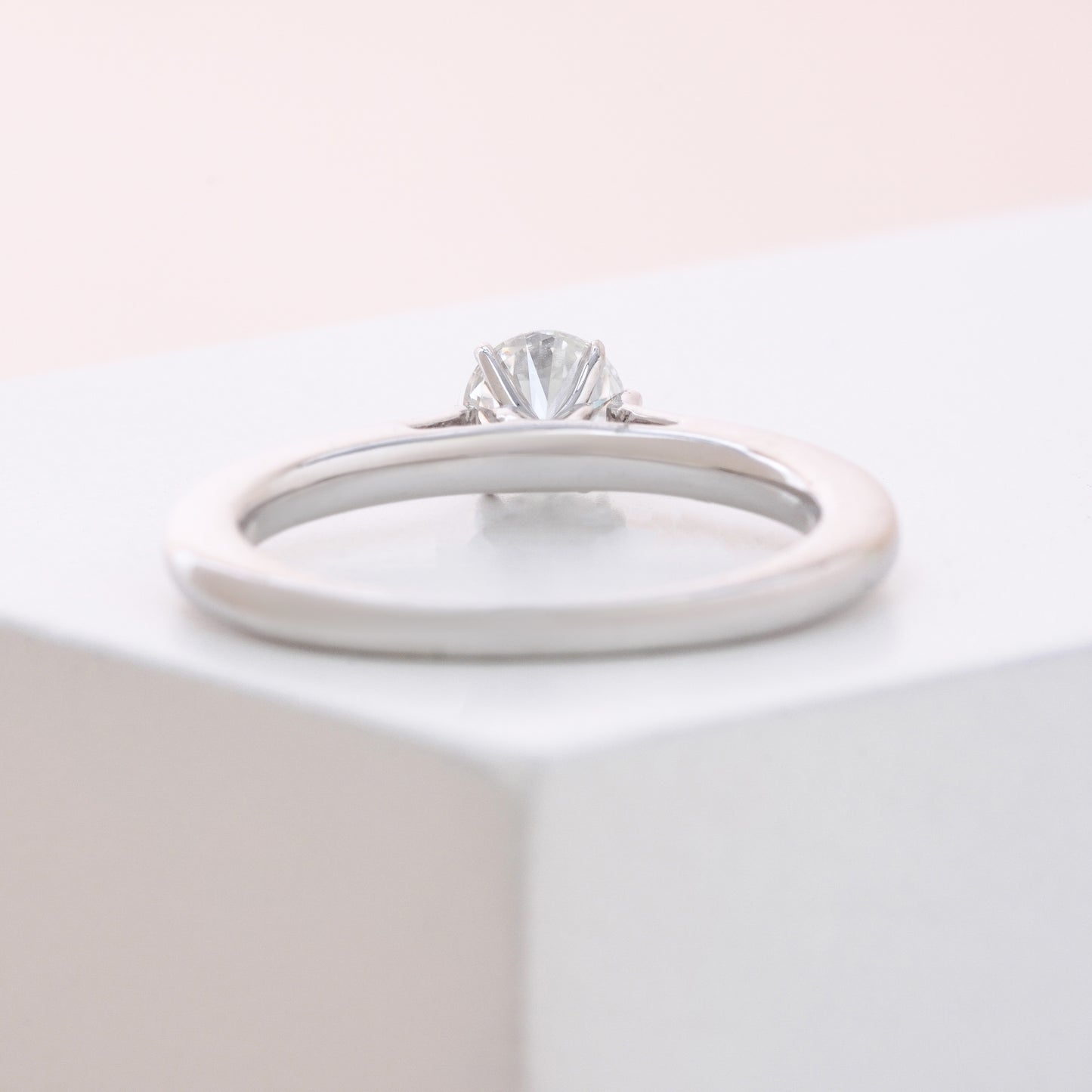 Brilliant Cut Moissanite 14K Gold Ring