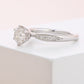 Vintage Moissanite White Gold Ring