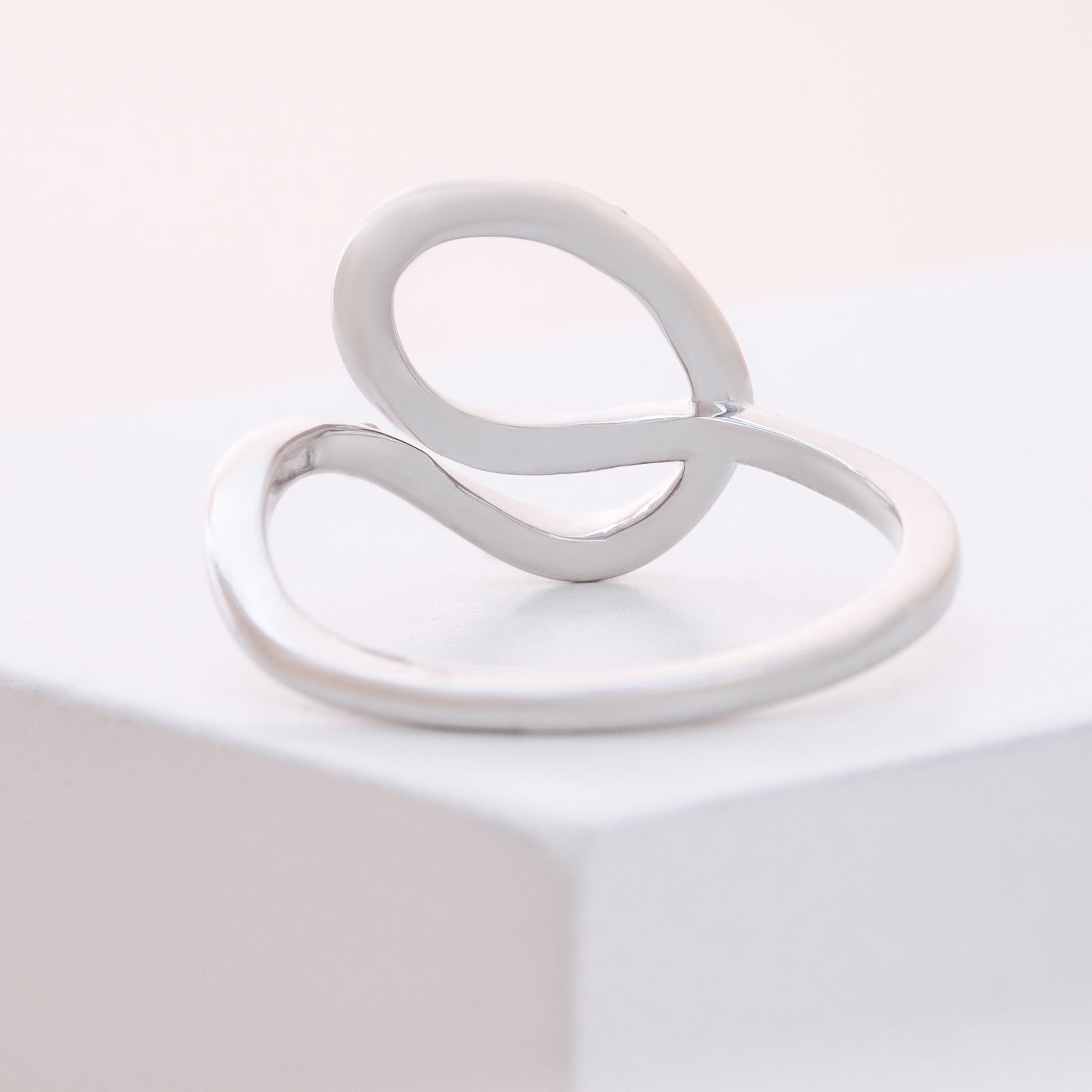 Unique Design Cocktail Delicate Ring