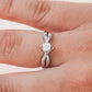 14K Gold Moissanite Promise Ring