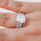 Vintage Style Emerald Cut Diamond Ring