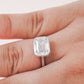 Bezel Setting East West Emerald Cut Solitaire Ring