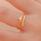 10k Gold Baguette Cut Moissanite Diamond Wedding Band