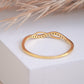 10k Gold Infinity Diamond Stacking Ring