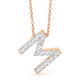 Diamond Single Letter Pendant