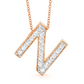 Diamond Single Letter Pendant