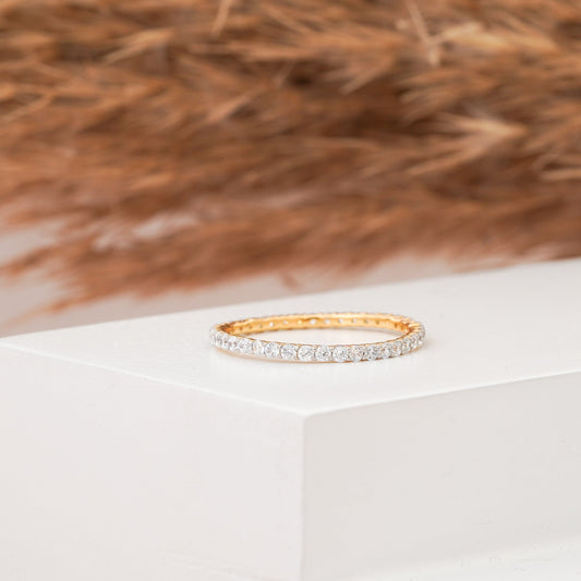 Diamond Full Eternity Band Ring