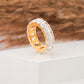 Emerald Cut Diamond Eternity 14K Gold Band