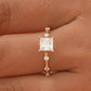 Timeless Sparkle: Delicate Gold Rings with Moissanite Gems