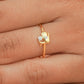 Cluster Accent Cute Fish Diamond Ring