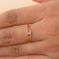 Open Cuff Claw Diamond Minimalist Stacking Ring