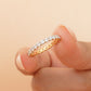 Vintage Full Eternity Band, Stackable Band Gifts Her