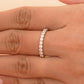 Vintage Full Eternity Band, Stackable Band Gifts Her