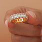 Matching Band Oval Stacking Band Wedding Jewelry