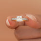 14K Gold Premium Princess Cut Engagement Ring