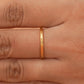 Daily Wear Solid Gold Stacking Ring