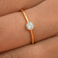 Enchanting Elegance: 14k Moissanite Magic in Gold Bands