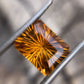 Natural Citrine Rare Concave Cut Gemstone