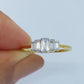 Elegant Baguette Five Stone Diamond Ring