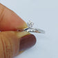 Chic 14K Gold Moissanite Band