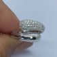 Sophisticated Micro Pave Setting Snake Cocktail Diamond Ring