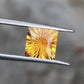 Natural Heated Citrine  Rare Concave Cut Gemstone