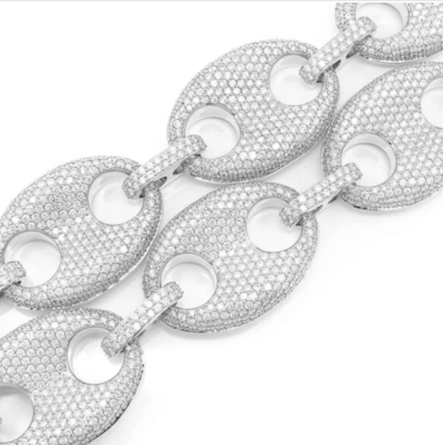 32MM MARINER LINK DIAMOND NECKLACE