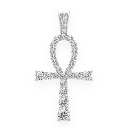 GRADUATED ANKH PENDANT 14K